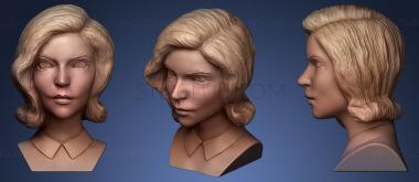 3D model Beth Harmon (STL)